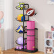 Basketball ball storage rack household children's toys multi-layer floor-standing storage basket table tennis badminton racket storage rack