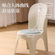 Backrest plastic household comfortable long-term sitting stool thickened adult and child shoe changing stool simple and fashionable children's dining chair