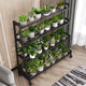 Flower rack living room floor-standing storage rack balcony succulent flower pot rack simple iron plant display shelf