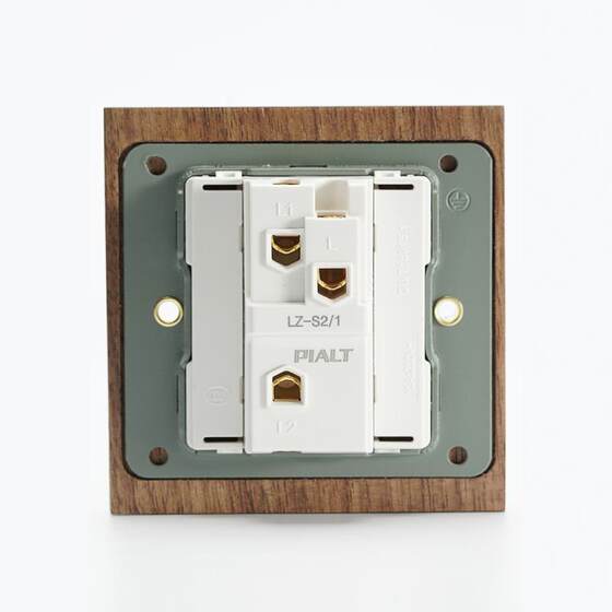 Brass retro type 86 switch socket