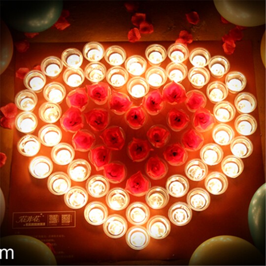 Candle light romantic wedding decoration led electronic