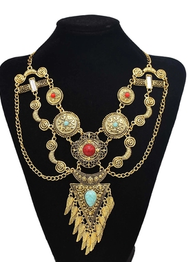 合金女波西米亚风项链组合