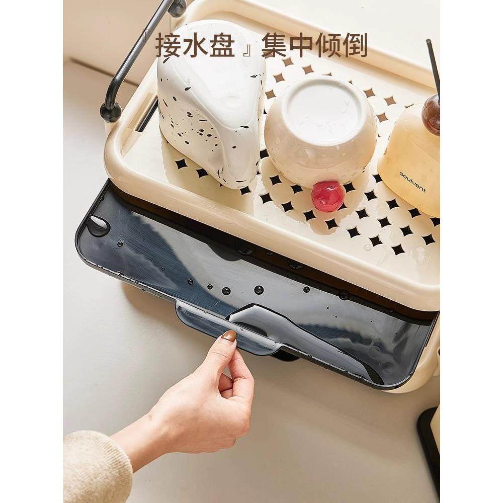 桌面置物架杯子收纳架子餐桌台面工位水杯茶具桌上小型杯架脸盆架,淘宝优惠券,粉丝福利购,淘宝优惠卷