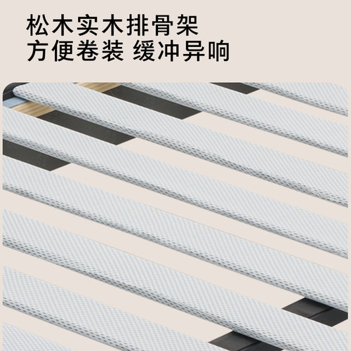 顾家家居奶油风现代简约男孩女孩卧室次卧双人床真皮床皮艺床8591 - 图3