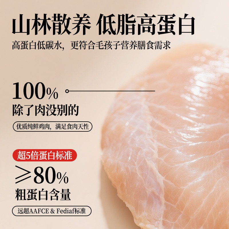 冻干鸡肉粒鸡胸肉猫咪鸡肉冻干增肥发腮主食猫粮零食宠物训练奖励,淘宝优惠券,粉丝福利购,淘宝优惠卷