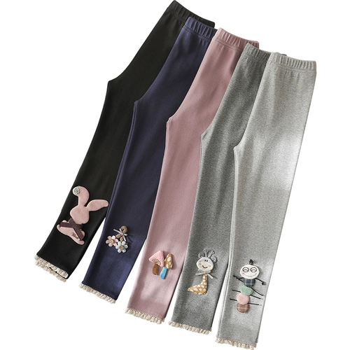 Осенние леггинсы, хлопковые тонкие детские штаны, в западном стиле, коллекция 2022