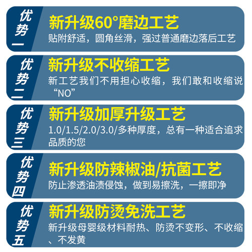 软玻璃透明餐桌垫pvc桌布防油免洗防水防烫茶几桌面垫塑料水晶板 - 图0