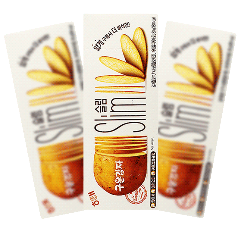 韩国进口海太薄片烤薯片80g土豆片 威海韩品食品膨化食品