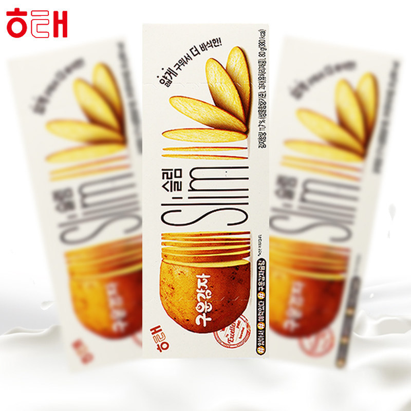 韩国进口海太薄片烤薯片80g土豆片 威海韩品食品膨化食品