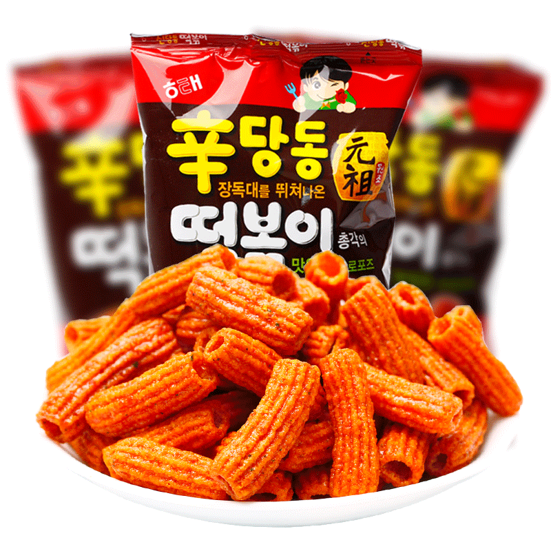 海太辣炒年糕条110g/包韩国 威海韩品食品膨化食品