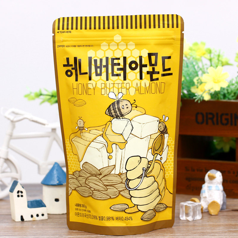 韩国进口汤姆农场蜂蜜腰果扁桃仁 威海韩品食品腰果