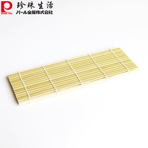 天然无漆寿司帘竹帘珍珠生活C-6384天然竹寿司工具卷帘青皮宽帘子 - 图2
