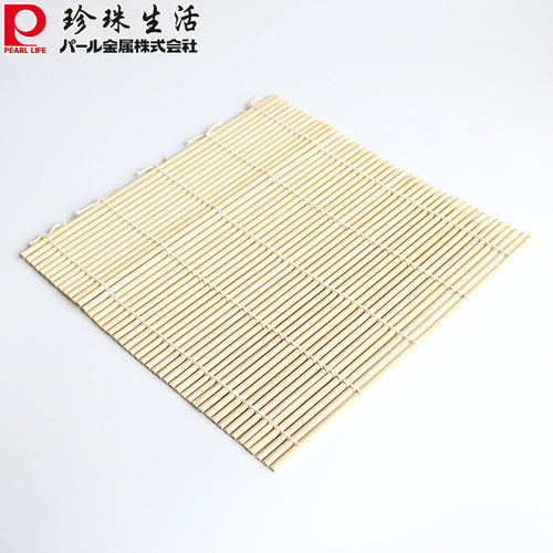 天然无漆寿司帘竹帘珍珠生活C-6384天然竹寿司工具卷帘青皮宽帘子 - 图1