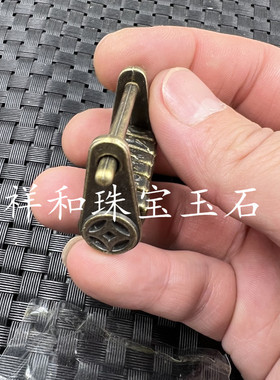 文玩复古密码锁合金锁