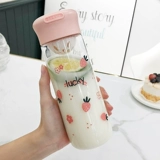 Водяная чашка женщина лето милая и портативная пластиковая чашка Студент высокая стоимость лица лето большая тенденция к мощности