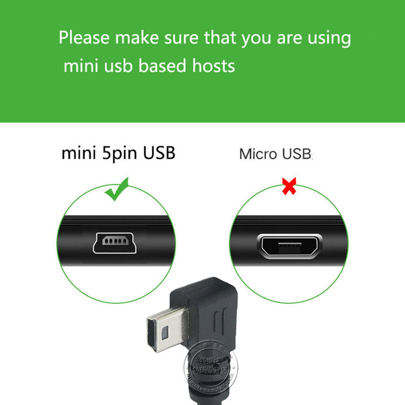 车载导航行车记录仪电源线改USB接口供电连接线顶棚MiniUSB弯头适用凌度360小米海康威视充电线短线顶棚USB口-图3