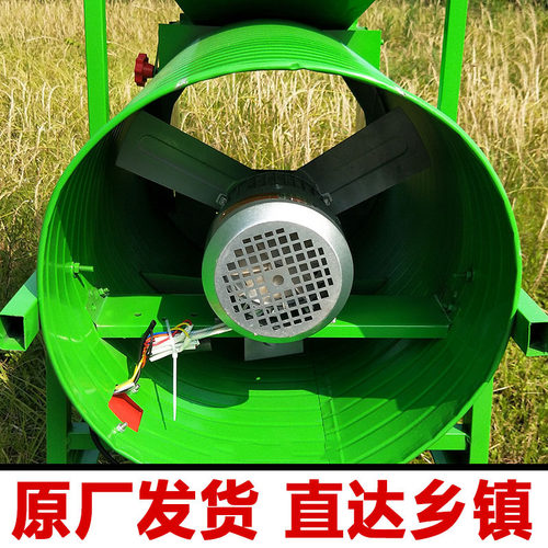 新款农用粮食风选机吸风式家用扬场机小麦油菜籽稻谷电动风车电机 - 图1