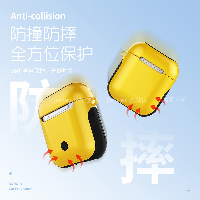 【清仓】适用于苹果Airpods2保护套airpords3 pro二代airpods1代保护壳蓝牙无线耳机硬盒子皮套防丢绳贴清洁-图1