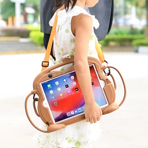 2024 Anti -Fall Apple iPad10 защитный корпус iPad10.9 Защитная обложка iPad Air6 Mini6 Air4air5 ТАБЛИЧЕСКИЙ КОМПЬЮТЕР СИЛИКОН ПА11 -дюйм Cartoon IPad9 Детский автомобиль.