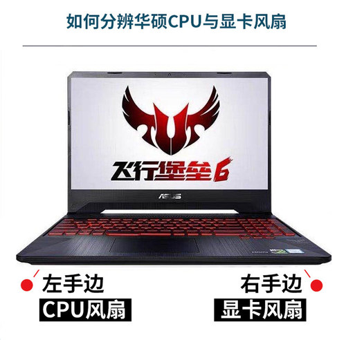 适用 华硕 飞行堡垒5/6/7/8 天选1 FX80G FX86F FX95G FA506 风扇 - 图2