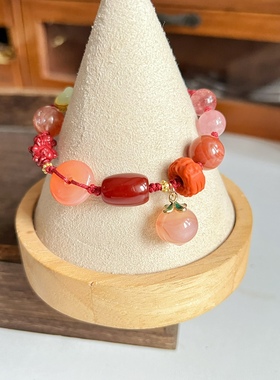 多加原创.【十里红妆】多宝手绳.龙年本命年水晶多宝手串新年礼物