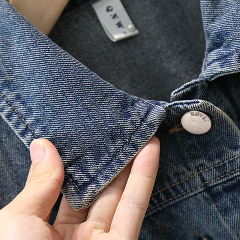 Boys' Denim Vest Spring and Autumn 2025 New Children's Waistcoat Vest to Wear Handsome and Street-Friendly Baby Boy 3-6 Years Old