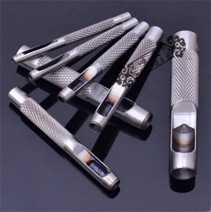 皮带冲打孔器腰带皮具皮革冲孔圆冲冲子空心冲冲头打眼器开孔器 - 图0
