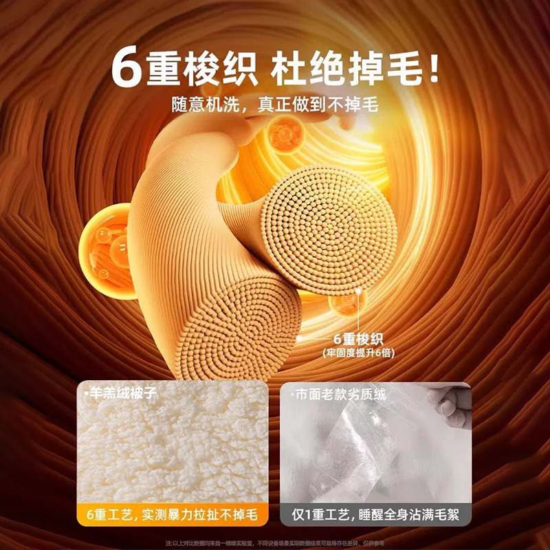 2025新款羊羔绒被子冬季棉被被芯冬天宿舍单人秋冬被加厚保暖10斤