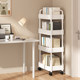 Can mobile bookshelf multi -layer children's storage shelves read household shelves small carts with wheels to land simplicity bookcase