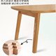 Sanmeng foldable solid wood coffee table simple 2025 new style