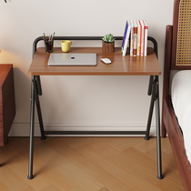 Table desk with folding table Students study desk desk desk Home desk Easy Bedroom bedside small table