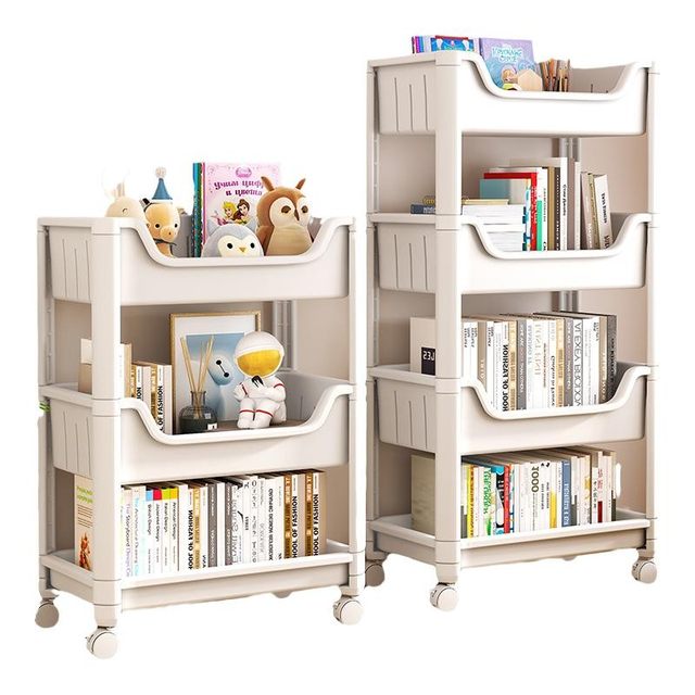 Bookshelf shelf floor-standing household simple multi-layer storage