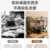 Sanmeng solid wood simple home study table small shelf