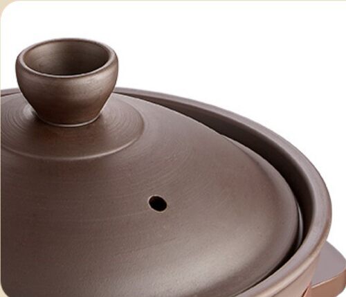 适用Midea美的4L电炖锅MD-DG40Q7-413 紫砂煲内胆盖子DG40M7-711R - 图1