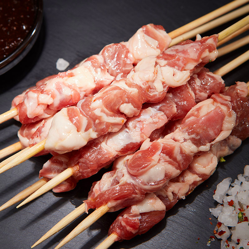 【88VIP专享】大庄园羊肉串新西兰进口羔羊排串孜然味家庭烧烤
