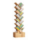 Bookshelf simple tree-shaped storage rack floor-standing study cabinet living room storage rack home multi-layer creative narrow bookcase