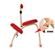 Children's home adjustable lifting solid wood learning chair