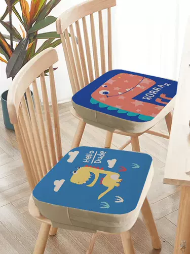 Детское дышащее кресло, мультяшный стульчик для кормления для домашнего использования для школьников для еды, подушка, увеличенная толщина