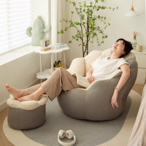 Sloth sofa Bedroom sleeping can lie in a single small sofa Bedroom Room Petal Sloth Chair Mesh Red Balcony Casual Lounge