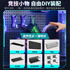 Vertical perforated board does not require drilling and does not damage the wall for multi-layer storage