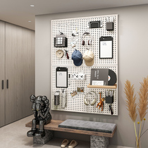 Wall shelf Dongle Holes Plate Hanging Wall Display Room LIVING ROOM DECORATIVE FRAME SUBNET RED CONTAINING SHELF WALL PARTITION HANGING BOARD