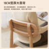 New upgrade! Thickened soft-wrapped rattan chair with high quality!