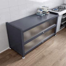 Iron Art Dining Side Cabinet Living Room Leaning Against Wall Tea Water Cabinet Modern Minima Kitchen Shelve Home Cupboard Storage Containing Cabinet