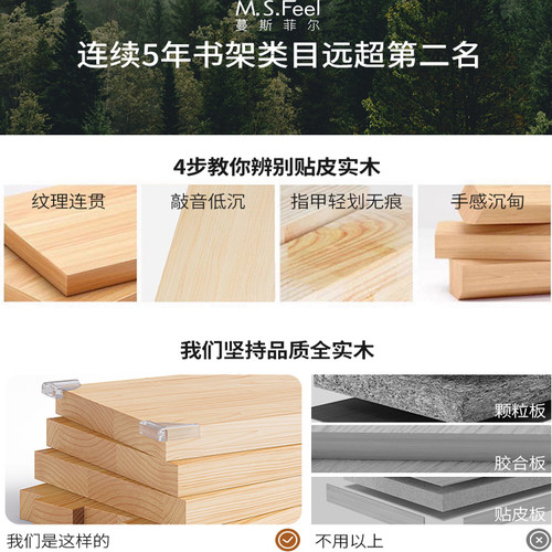 实木旋转书架360度书柜置物架落地一体靠墙可移动转角儿童小窄柜 - 图2