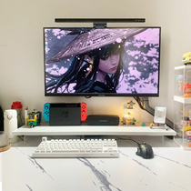 Computer Heightening Rack Table Acrylic Desktop Display Home Screen Suspension Bracket Solid Wood Tabletop Shelve