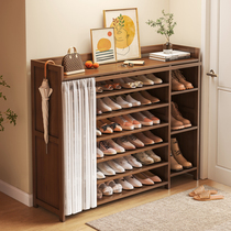 Simple shoe cabinet doorway cloth art anti-dust 2023 new exploits containing Shenzer Province space large capacity shoe rack