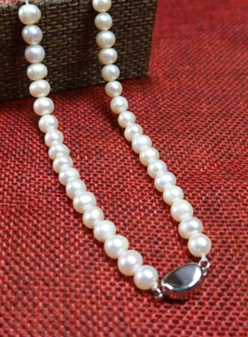 925银葫芦珍珠项链女母亲节礼物