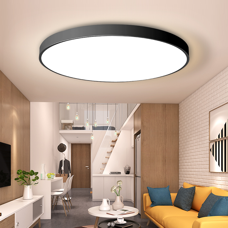 led吸顶灯圆形卧室灯现代简约大气客厅灯过道走廊儿童房阳台灯具,淘宝优惠券,粉丝福利购,淘宝优惠卷