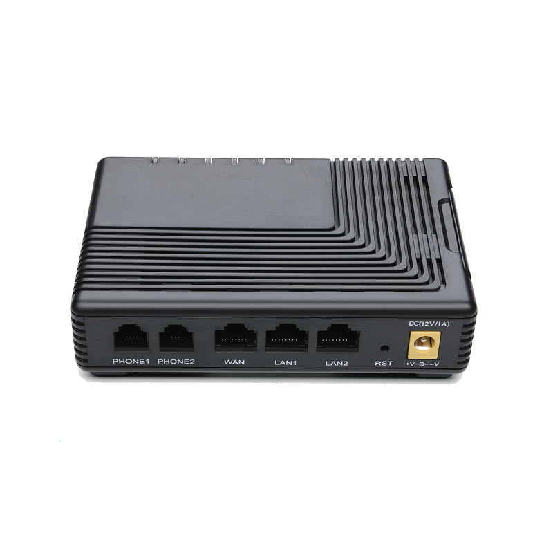 两口语音网关FXS,ATA,SIP,vos,2路voip gateway,voice电话语言网关设备 接普通电话机/传真机/会议电话八爪鱼 - 图0