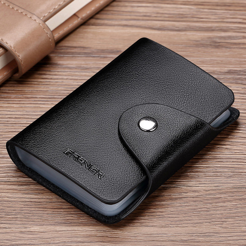 放卡的男真皮精致高档多卡位卡片包 瑞贝卡罗西卡包